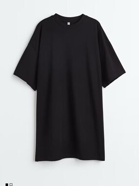 H&M Black Oversized Mini Dress